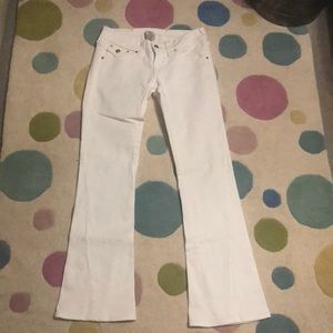 True Religion White Joey Jeans